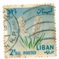 Stamp Story: Lavender White Flower Sticker Replica  