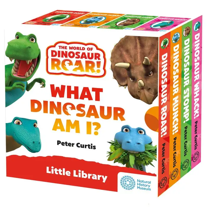 Little Library: The World Of Dinosaur Roar! What Dinosaur Am I? (4 Books)