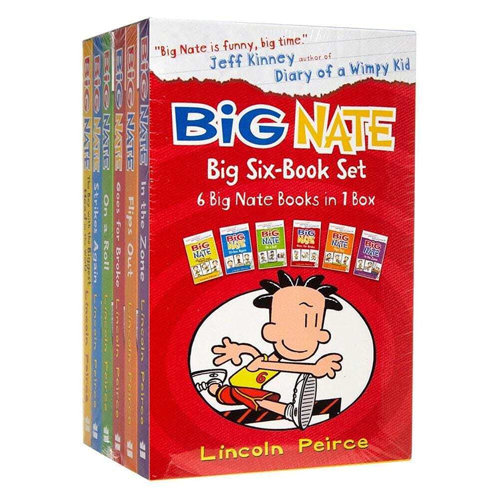 Big Nate Series Collection Box Set  (6 Books)