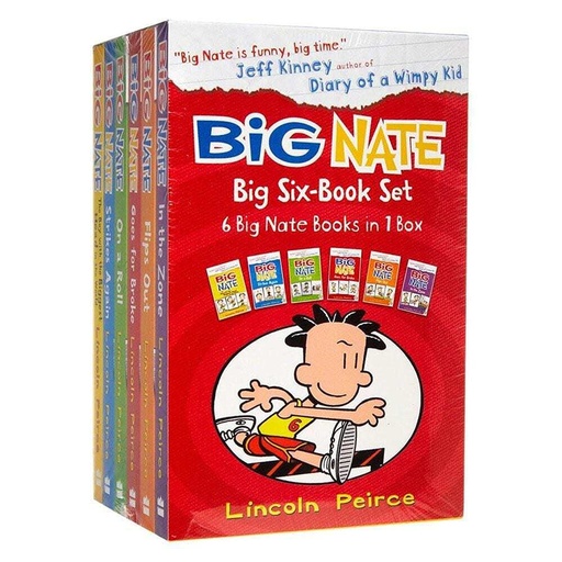 Big Nate Series Collection Box Set  (6 Books)
