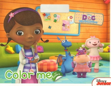  Color Me with Stickers: Disney Doc McStuffins 