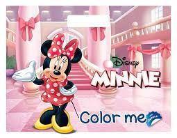 Color Me with Stickers: Disney Minnie 