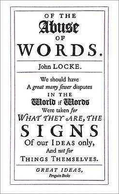 Of the Abuse of Words 