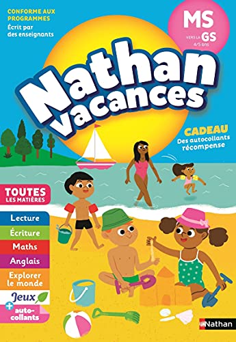 Nathan Vacances Maternelle MS vers la GS 4/5 ans 