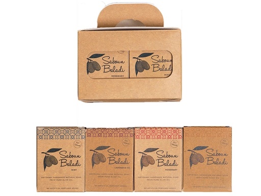 Saboun Baladi - Box of 4 Bar Soaps
