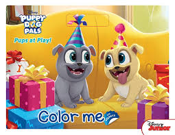 Color me with stickers: Pups at Play!