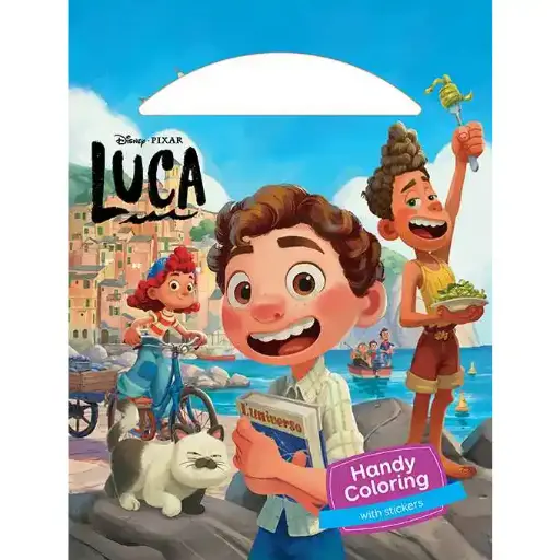 Handy Coloring With Stickers: Luca: Away We Go!
