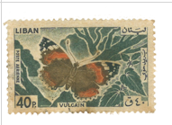 Stamp Story: Butterfly Green 1 Sticker Replica